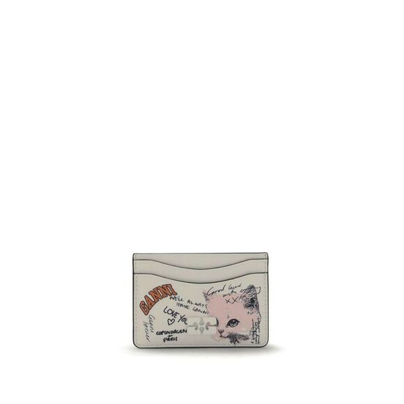 Ganni Women White Wallets - Picture 1 of 2